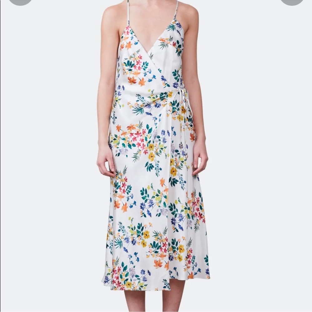 Gorgeous Allen Schwartz Floral Wrap Dress. NWOT Size US 6